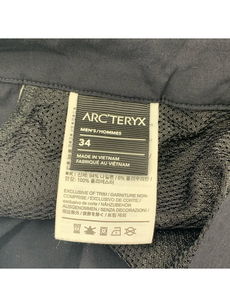 ARC'TERYX ショートパンツ GAMMA QUICK DRY SHORT 9 34 黒