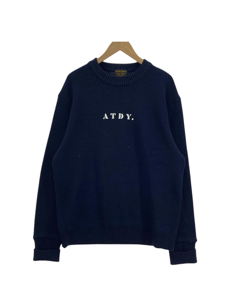 AT-DIRTY L/Sカットソー L NVY