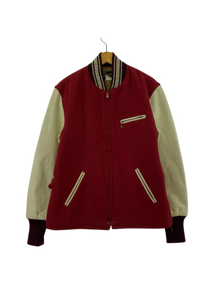 CUSHMAN waldesジッパー スタジャン 赤 (M)