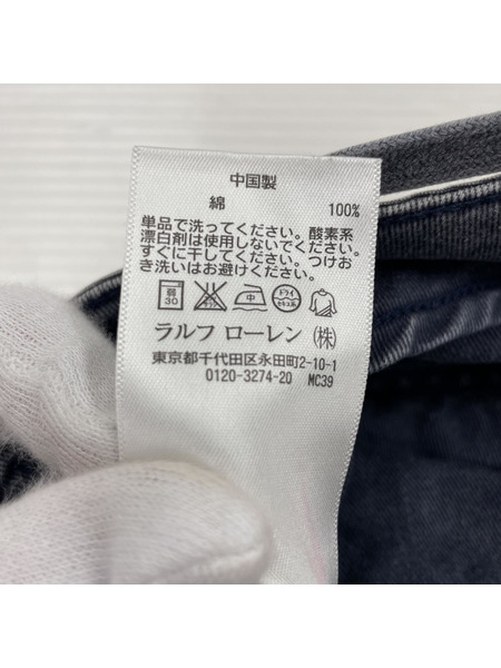 RRL 加工 リップストップ カーゴパンツ W34L32 ネイビー