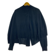 CLANE　CAPE SET KNIT TOPS　ブラック SIZE 2 19106-2202
