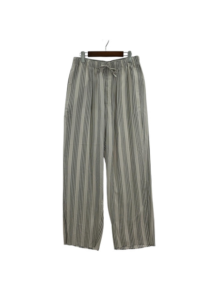 YOKE/STRIPE WIDE LEGGED EASY TROUSERS/イージーパンツ[値下]