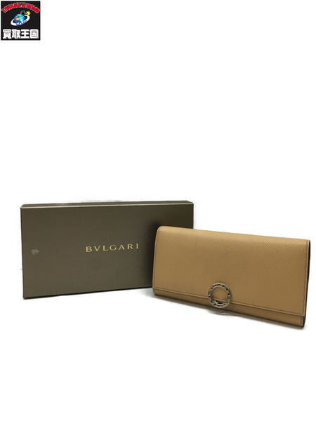 BVLGARI/フラップ長財布/292067/BEG