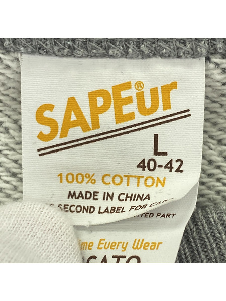 SAPeur J.S.BACH スウェット(L)グレー
