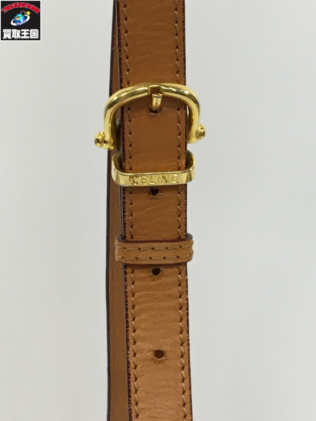 ショルダーバッグ マカダム　レザーショルダーバッグ CELINE[値下]