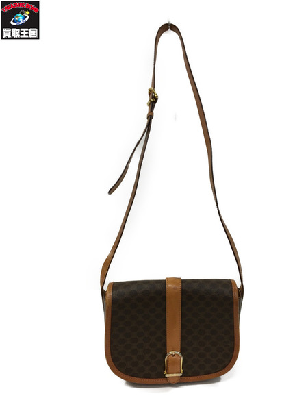 ショルダーバッグ マカダム　レザーショルダーバッグ CELINE[値下]