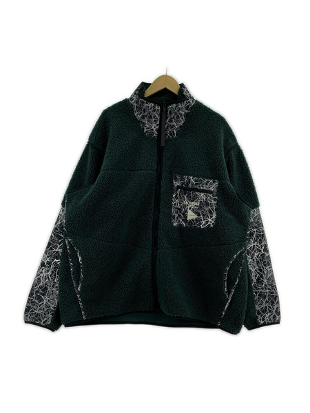 adidas ジャケット フリース グリーン