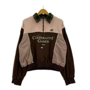 MAISON SPECIAL スウェット・トレーナー Company Print Half Zip Sweatshirt