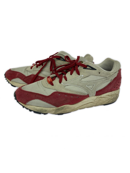 スニーカー MIZUNO CONTENDER 復刻 赤 白 (28cm)[値下]