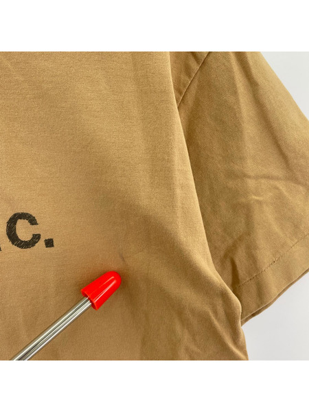 A.P.C. 半袖Tシャツ・カットソー (S) 茶