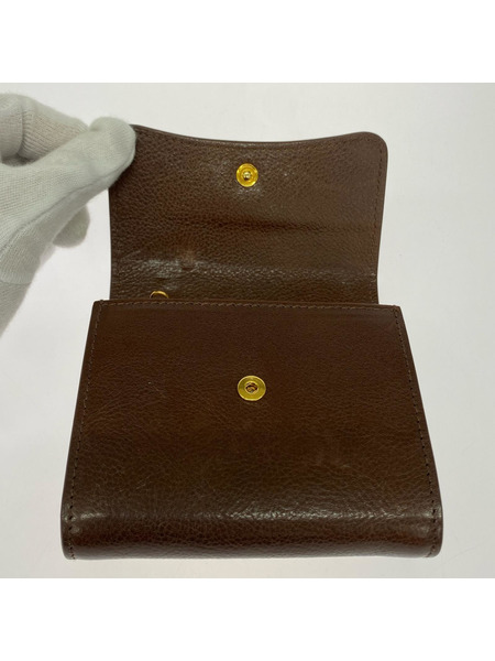 IL BISONTE コンパクトウォレット SMALL WALLET レザー 茶