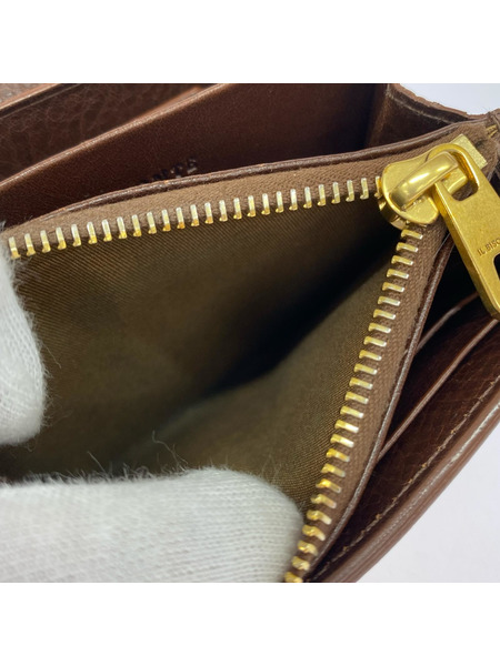 IL BISONTE コンパクトウォレット SMALL WALLET レザー 茶