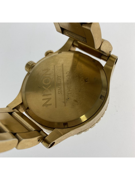 NIXON ビッグフェイスゴールドウォッチ[値下]