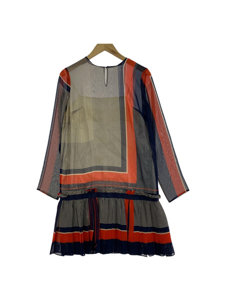 Sacai 長袖ワンピース シアープリーツワンピース/1