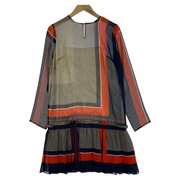 Sacai 長袖ワンピース シアープリーツワンピース/1