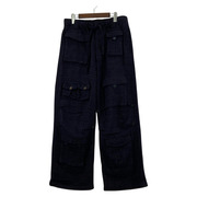 DAIRIKU 24AW Tweed PKT Cargo Pants Lame Navy ラメツイードカーゴパンツ
