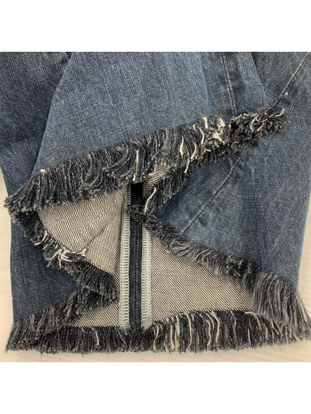 EJ SHEYANG  パンツ BOOTCUT SOUAT DENIM TROUSERS