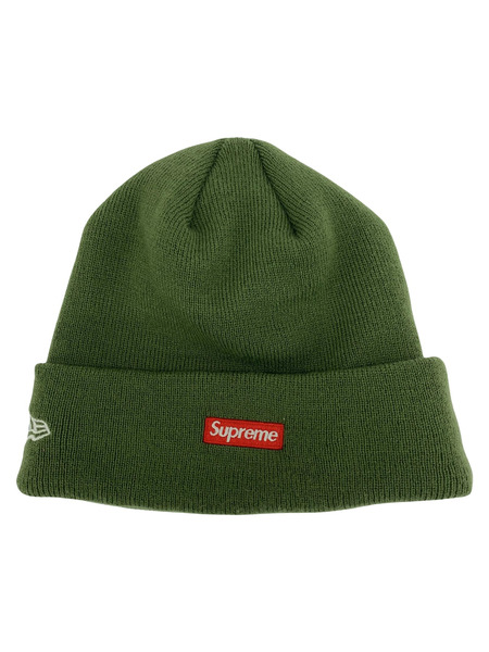 Supreme×New Era 23FW Varsity Beanie KHK[値下]