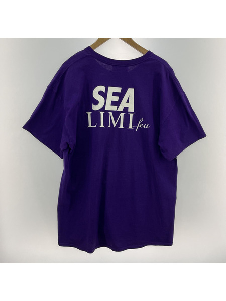 WIND AND SEA×LIMI S/S TEE 紫