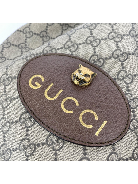 リュックサック・バックパック グッチ GGスプリーム キャットヘッド ドローストリング バックパック