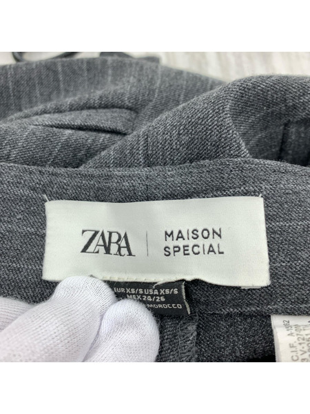 ZARA パンツ ×MAISON SPECIAL グレー