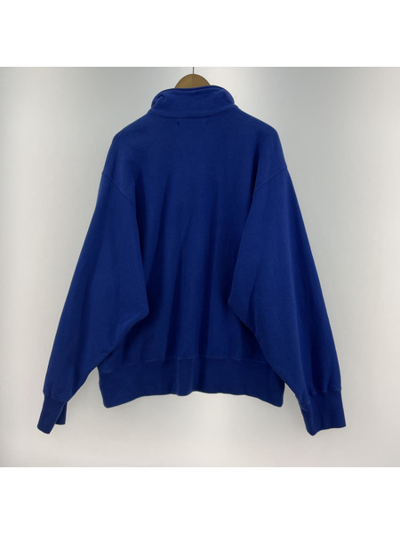 STANDARD JOURNAL/Pullover sweat shirts/ハーフボタンスウェット/L/青[値下]