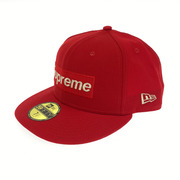 Supreme×New Era 20SS SIM Metallic Box Logo Cap RED