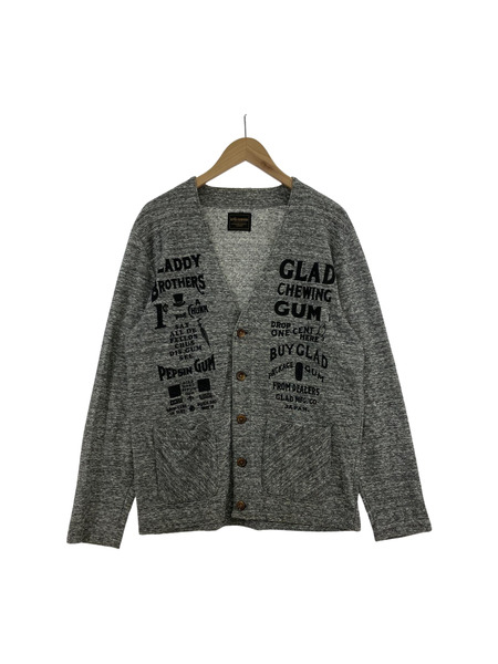 GLAD HAND カーディガン L GRY