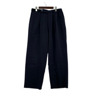 graphpaper パンツ 23ss SCALE OFFWOOL WIDE CHEF PANTS  ネイビ
