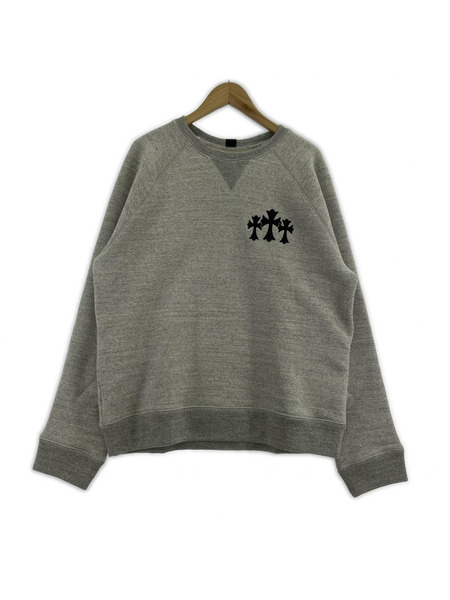 CHROME HEARTS 25SS Y NOT CH Applique Embroidery  L グレー[値下]