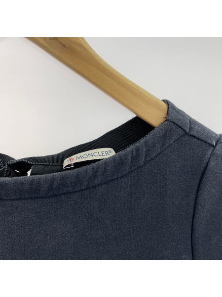 MONCLER 半袖ワンピース スウェットミニOP XS 紺