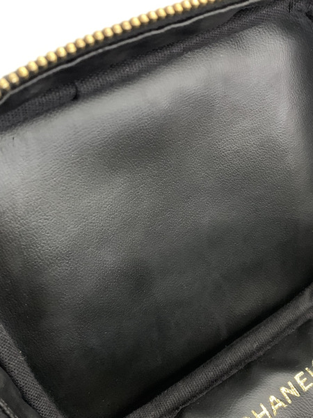 ハンドバッグ CHANEL キャビアスキン バニティバッグ