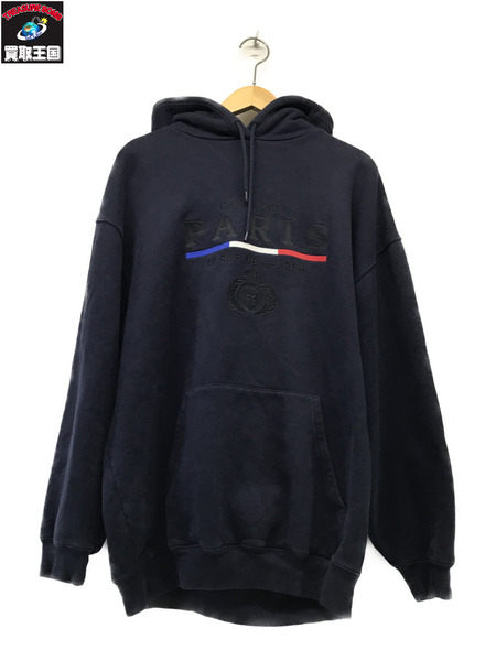 Balenciaga 19AW Paris Flag Oversize Hoodie