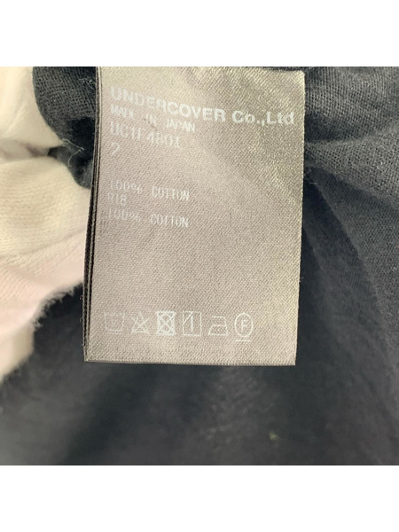 UNDERCOVER 長袖Tシャツ・カットソー 25SS Languid7分袖カットソー 2 黒