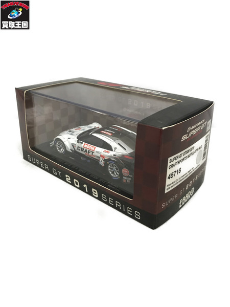 1/43スケールカー エブロ 1/43 クラフトスポーツ モチュール GT-R GT500 2019