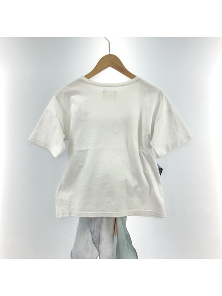 AMERI S/S スカーフコンビT WHT