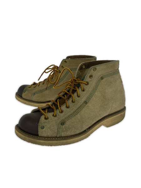 ブーツ Thorogood 633-1 Roofer Boot 8E ベージュ 茶
