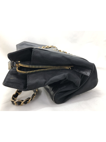 ショルダーバッグ レザーチェーンショルダーバッグ