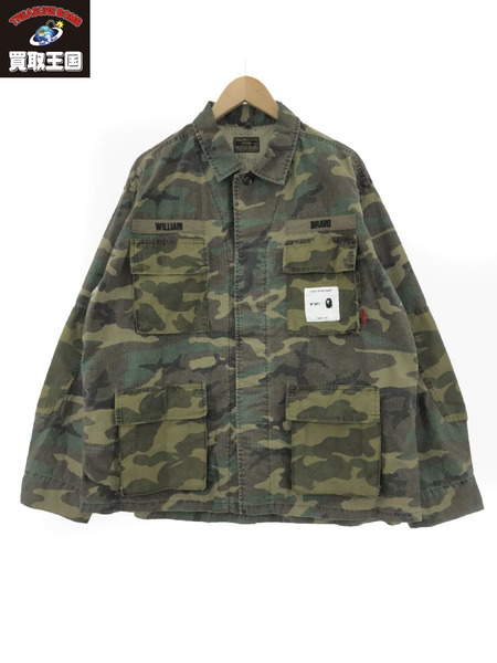 WTAPS×A BATHING APE JUNGLE LS (2) 172GWAPD-SHM01S CAMO[値下]