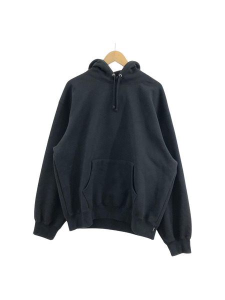 Supreme 23AW Satin Applique Hooded Sweatshirt BLK (M)[値下]