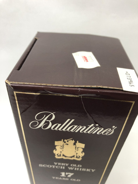 Ballantime's VERY OLD SCOTCH 17 YEARS OLD