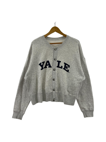 FRAMeWORK YALE 2WAYスウェットカーディガン グレー