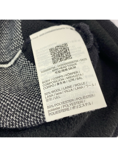 ARC'TERYX ニットキャップ BIRD HEAD TOQUE ロゴ 黒 (58cm)