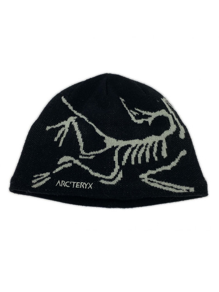 ARC'TERYX ニットキャップ BIRD HEAD TOQUE ロゴ 黒 (58cm)