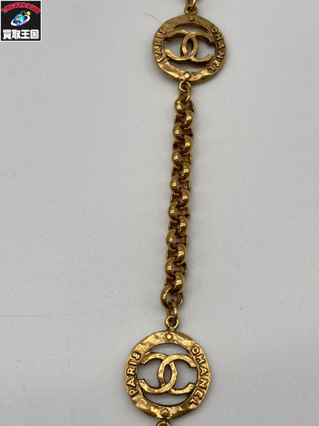 CHANEL シャネル ココマーク ネックレス ゴールドカラー 2 8 刻印
