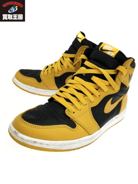 NIKE AIR JORDAN 1 HIGH OG POLLEN ハイカットスニーカー 黄黒 27.0cm ...