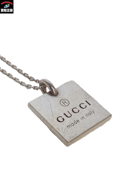 GUCCI/プレート ネックレス 