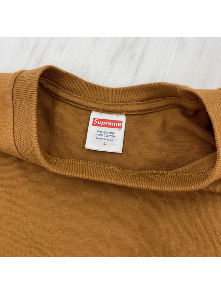 Supreme 23SS Arabic Logo Tee ブラウン (L)