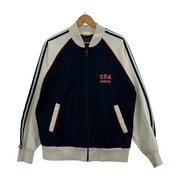 80s/adidas/台湾製/USAロゴ/トラックジャケット（M)