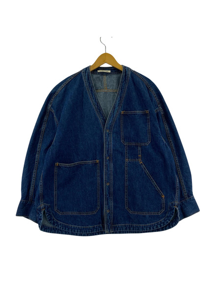 デニムジャケット currentage ノーカラー（1）